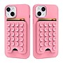 Argento FLNT iPhone 17e Silicone MagSafe Case with Suction Cup Wallet, Pink (24778809)~#|#~sp325139197_sc7