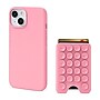 Argento FLNT iPhone 17e Silicone MagSafe Case with Suction Cup Wallet, Pink (24778809)~#|#~sp325139198_sc7