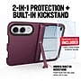 SaharaCase Hinge Protection Phone Case with Screen Protector for iPhone DUO, Shock Absorbing, Dark Pink (CP01221)~#|#~sp325139301_sc7
