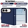 SaharaCase Hinge Protection Phone Case with Screen Protector for iPhone DUO, Shock Absorbing, Dark Blue (CP01220)~#|#~sp325139319_sc7
