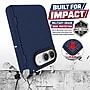 SaharaCase Hinge Protection Phone Case with Screen Protector for iPhone DUO, Shock Absorbing, Dark Blue (CP01220)~#|#~sp325139320_sc7