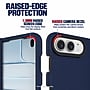 SaharaCase Hinge Protection Phone Case with Screen Protector for iPhone DUO, Shock Absorbing, Dark Blue (CP01220)~#|#~sp325139322_sc7