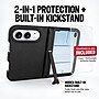 SaharaCase Hinge Protection Phone Case with Screen Protector for iPhone DUO, Shock Absorbing, Black (CP01219)~#|#~sp325139325_sc7