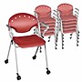 Regency Rico Plastic Classroom Training Stacking Chair, Red, 11/Pack (K306-RD-11PK)~#|#~sp325198559_sc7