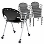 Regency Rico Plastic Classroom Training Stacking Chair, Black, 11/Pack (K306-BK-11PK)~#|#~sp325198621_sc7