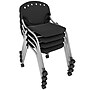 Regency Rico Plastic Classroom Training Stacking Chair, Black, 4/Pack (K305-BK-4PK)~#|#~sp325198680_sc7