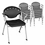 Regency Rico Plastic Classroom Training Stacking Chair, Black, 11/Pack (306-BK-11PK)~#|#~sp325198738_sc7