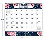 2027 Excello Brands 8.5" x 3.75" Monthly Desk or Wall Calendar, Navy Floral (DKWC-CY27-8511-84)~#|#~sp325198930_sc7