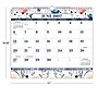 2027 Excello Brands 8.5" x 3.75" Monthly Desk or Wall Calendar, Colorful Botanicals (DKWC-CY27-8511-30)~#|#~sp325198937_sc7