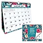 2027 Excello Brands 8.5" x 3.75" Monthly Desk or Wall Calendar, Teal Floral (DKWC-CY27-8511-17)~#|#~sp325198940_sc7