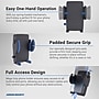 Arkon Mounts eat Rail or Floor Mount with Mega Grip Phone Holder for Cars and Trucks, Black (SM488L22)~#|#~sp325263881_sc7