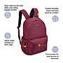 Delsey Paris Jenny Laptop Compatible Backpack, Burgundy (40361960004)~#|#~sp325263919_sc7