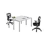 Boss Office Products Simple System 66"W Desk, White, 2/Set (SGSD013-202-WT)~#|#~sp325264075_sc7
