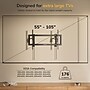 Mount-It! Heavy-Duty XL Advanced Tilt TV Wall Mount for 55" to 105" TVs, Holds Up to 176 lbs., Black (MI-413)~#|#~sp325264089_sc7