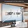 Mount-It! Full-Motion TV Wall Mount with Extra-Long Extension for 43" to 100" TVs, Holds Up to 132 lbs., Black (MI-401)~#|#~sp325264118_sc7