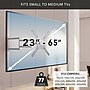 Mount-It! Full-Motion TV Wall Mount with Extra-Long Extension for 23" to 65" TVs, Holds Up to 77 lbs., Black (MI-402)~#|#~sp325264142_sc7
