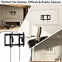 Mount-It! Heavy-Duty Advanced Tilt TV Wall Mount for 37" to 90" TVs, Holds Up to 176 lbs., Black (MI-412)~#|#~sp325264153_sc7