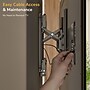 Mount-It! Heavy-Duty Advanced Tilt TV Wall Mount for 37" to 90" TVs, Holds Up to 176 lbs., Black (MI-412)~#|#~sp325264154_sc7