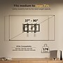 Mount-It! Heavy-Duty Advanced Tilt TV Wall Mount for 37" to 90" TVs, Holds Up to 176 lbs., Black (MI-412)~#|#~sp325264158_sc7