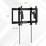 Mount-It! Heavy-Duty Advanced Tilt TV Wall Mount for 37" to 90" TVs, Holds Up to 176 lbs., Black (MI-412)~#|#~sp325264160_sc7