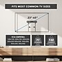 Mount-It! No-Stud Fixed TV Wall Mount for 23" to 65" TVs, Holds Up to 77 lbs., Black (MI-378)~#|#~sp325264167_sc7