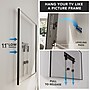 Mount-It! No-Stud Fixed TV Wall Mount for 23" to 65" TVs, Holds Up to 77 lbs., Black (MI-378)~#|#~sp325264168_sc7