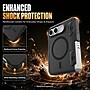 SaharaCase Heavy-Duty Kickstand Hinge Case with Screen Protector for iPhone Duo, Black (CP01218)~#|#~sp325264237_sc7