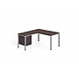Boss Office Products Simple System 60"W L-Shaped Desk with File Pedestal, Driftwood (SGSD029-101)~#|#~sp325264294_sc7