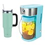 Brentwood 8-Cup Iced Tea & Coffee Maker & 40-oz. Insulated Stainless Steel Tumbler Cup, Blue (KITBTWICECOFF01)~#|#~sp325264441_sc7
