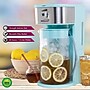 Brentwood 8-Cup Iced Tea & Coffee Maker & 40-oz. Insulated Stainless Steel Tumbler Cup, Blue (KITBTWICECOFF01)~#|#~sp325264444_sc7
