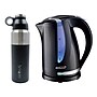 Brentwood 1.7L Cordless Electric Kettle with 24-oz. Vacuum-Insulated Water Bottle, Black/Silver (KITBTWKETTLE01)~#|#~sp325264461_sc7