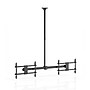 Mount-It! Dual TV Ceiling Mount with Long Pole for 35" to 60" TVs, Holds Up to 88 lbs. per Screen, Black (MI-522L)~#|#~sp325264505_sc7