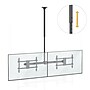 Mount-It! Dual TV Ceiling Mount with Long Pole for 35" to 60" TVs, Holds Up to 88 lbs. per Screen, Black (MI-522L)~#|#~sp325264512_sc7