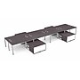 Boss Office Products Simple System 66"W Desk with Storage Cabinet, Driftwood, 8/Set (SGSD026-202)~#|#~sp325264593_sc7