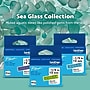 Brother BTAG Sea Glass Collection Label Tape, 1/2
