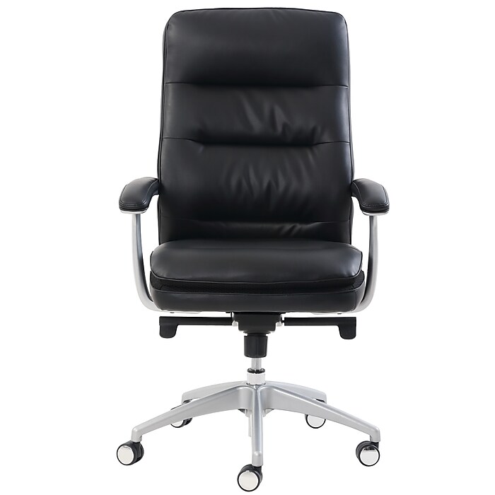 Beautyrest Platinum Sofil Bonded Leather Executive Chair Black 49404B Staples