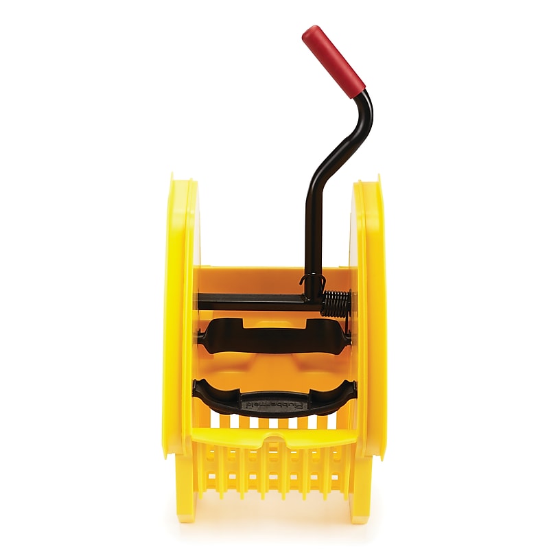 Rubbermaid WaveBrake Janitorial Down-Press Wringer, 35 Quart, Yellow (2064959) image 1