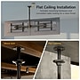 Mount-It! Dual TV Ceiling Mount for 34" to 60" TVs, Holds Up to 88 lbs. per Screen, Black (MI-522S)~#|#~sp325322205_sc7
