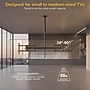 Mount-It! Dual TV Ceiling Mount for 34" to 60" TVs, Holds Up to 88 lbs. per Screen, Black (MI-522S)~#|#~sp325322207_sc7