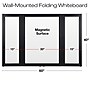 Excello Brands Magnetic Dry Erase Whiteboard, 40" x 60", Black (DEB-4060-BLK)~#|#~sp325325210_sc7