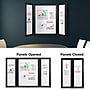Excello Brands Magnetic Dry Erase Whiteboard, 40" x 60", Black (DEB-4060-BLK)~#|#~sp325325211_sc7