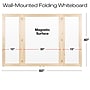 Excello Brands Magnetic Dry Erase Whiteboard, 40" x 60", Natural (DEB-4060-NAT)~#|#~sp325325430_sc7