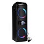 Gemini GHK-2800 Portable Bluetooth TWS Speaker with LED Party Lighting & Wired Microphone, Black~#|#~sp325325659_sc7