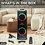 Gemini GHK-2800 Portable Bluetooth TWS Speaker with LED Party Lighting & Wired Microphone, Black~#|#~sp325325662_sc7