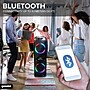 Gemini GHK-2800 Portable Bluetooth TWS Speaker with LED Party Lighting & Wired Microphone, Black~#|#~sp325325664_sc7