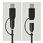 StarTech USB-C/USB-A to M.2 NVMe/SATA Adapter, Male-to-Male (USB31CSAT3M2E)~#|#~sp325327068_sc7
