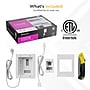 Mount-It! In-Wall Cable Management Kit with 2 Power Outlets, USB-A, USB-C & Power Input Module, White (MI-7289)~#|#~sp325385420_sc7