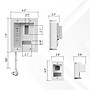 Mount-It! In-Wall Cable Management Kit with 2 Power Outlets, USB-A, USB-C & Power Input Module, White (MI-7289)~#|#~sp325385421_sc7