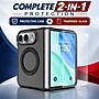 SaharaCase MagSafe Case & ZeroDamage Tempered Glass for iPhone Duo, Shock Absorbing, Black (CP01222)~#|#~sp325385691_sc7