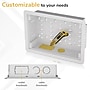 Mount-It! Small In-Wall Media Box for Streaming Devices, Routers & AV Equipment, White (MI-20852)~#|#~sp325385756_sc7